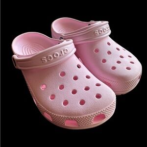 Classic Crocs 'Pink Milk" Woman's Size 6